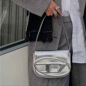 Diesel 1 dr 1DR Bag Silver Metallic Brand NEW
